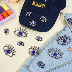 2 стиль наклейка на ткань со стразами&nbsp;AJEW-ME0001-16