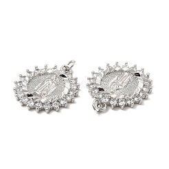 Латунные микро проложить кубического циркония подвески&nbsp;KK-E068-VB090