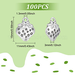 100 шт. Подвески из сплава в тибетском стиле&nbsp;TIBE-UN0001-14