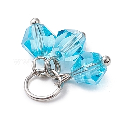 16шт стеклянные подвески&nbsp;PALLOY-JF03189