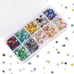 1000шт 10 цвета гальванические стеклянные бусины&nbsp;EGLA-YW0005-05