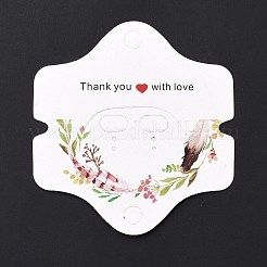 Бумажные ювелирные украшения серьги дисплей карты&nbsp;LS-DIY-B061-03C