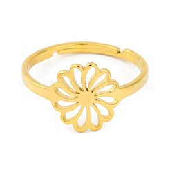 Регулируемое кольцо из нержавеющей стали 201 для женщин RJEW-D082-03G