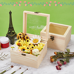 Деревянные коробки для упаковки ювелирных изделий&nbsp;CON-WH0086-211