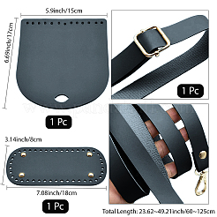 1 сумка ручной работы из искусственной кожи крючком наборы аксессуаров для сумки через плечо&nbsp;DIY-CL0001-04A