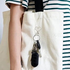 10 шт. поворотные карабины из цинкового сплава в форме сердца&nbsp;IFIN-YW0003-88G