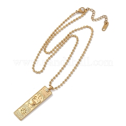 Ожерелья с подвеской в виде созвездия из нержавеющей стали 304 с прозрачным кубическим цирконием для женщин и мужчин&nbsp;NJEW-S435-01G-D