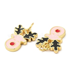 Рождественская стойка с латунными эмалированными подвесками&nbsp;KK-D037-03A-G