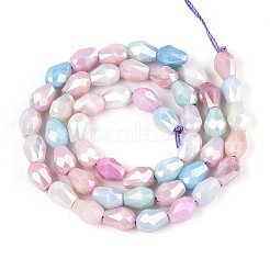 Антикоррозийные гальванические стеклянные бусины&nbsp;X-GLAA-T025-13A-02