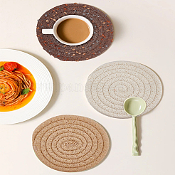 4 шт. 4 стиля хлопковые подставки под горячее для поделок своими руками&nbsp;AJEW-LP0005-97