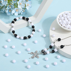 Непрозрачные акриловые бусины&nbsp;MACR-SP0001-27B-05