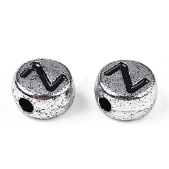 Плакированные акриловые бусины с горизонтальными отверстиями&nbsp;PACR-Q099-M03-S