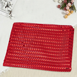 Полиэстеровая ткань с пайетками&nbsp;AJEW-WH20006-352A