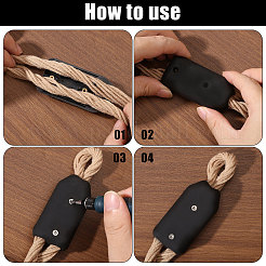 6 сумка нейлоновый многоразовый зажим для веревки&nbsp;AJEW-CA0004-80D