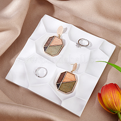 Стенды для колец для пальцев gesso&nbsp;ODIS-WH0029-41