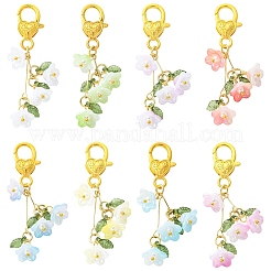 2 шт. акриловые подвесные украшения&nbsp;HJEW-YW00302-01