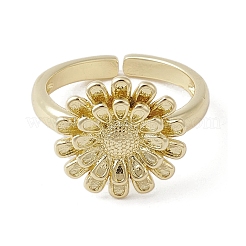 Латунные регулируемые открытые кольца&nbsp;RJEW-K257-87G-G