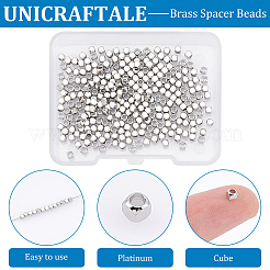 300 шт. латунные разделительные бусины&nbsp;FIND-UN0015-46P