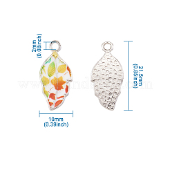 Подвески из эмали и сплава&nbsp;PALLOY-TAC0009-25P