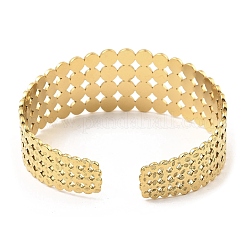 Браслеты-манжеты из нержавеющей стали 304&nbsp;LS-BJEW-P302-14G