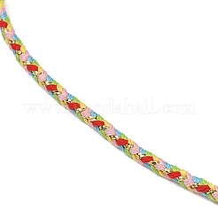 Изготовление ожерелий из круглого нейлонового хлопкового шнура диаметром 2.5 мм&nbsp;NJEW-C106-01G