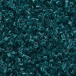 Прозрачные стеклянные цилиндрические бусины&nbsp;SEED-S047-I-005