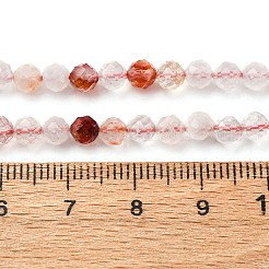 Нити бусин из натурального железистого кварца&nbsp;G-B142-A01-4mm