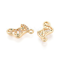 Латунные микро проложить кубического циркония подвески&nbsp;KK-N263-142B-G