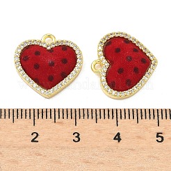 Латунные микро проложить кубического циркония подвески&nbsp;KK-C158-03A-G