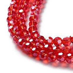 Гальванические стеклянные бусины&nbsp;EGLA-R015-4mm-23