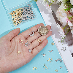 100 шт. 10 стиля подвески из нержавеющей стали 304&nbsp;STAS-ME0001-92