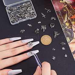 64 шт. 16 стиля кабошонов из сплава на тему Хэллоуина&nbsp;DIY-GA0007-20