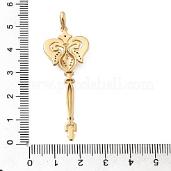 Латунные микро проложить кубического циркония большие кулоны&nbsp;X1-KK-B147-04G-07