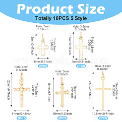 10шт 5 латунные подвески&nbsp;KK-TA0002-06