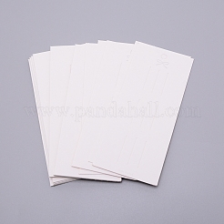 Бумажные карты дисплей ювелирных изделий&nbsp;CDIS-WH0016-04