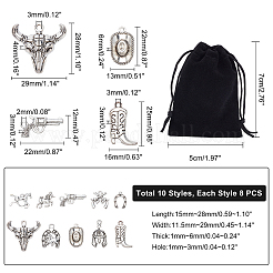 Подвески из сплава в тибетском стиле&nbsp;TIBEP-PH0001-28