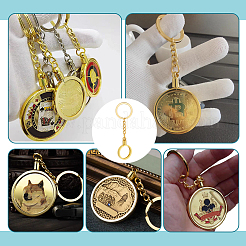 4 шт. брелок из сплава&nbsp;AJEW-FG0005-35G