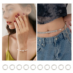 12 шт. 3 стиля 925 застежки-карабины из стерлингового серебра&nbsp;STER-GO0001-03