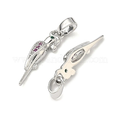 Латунные микро проложить кубического циркония подвески&nbsp;KK-H254-05P