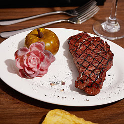 Полосатый стейк с имитацией ПВХ&nbsp;FIND-WH0420-54