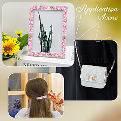 Отделка стразами из смолы и бисером&nbsp;DIY-WH20050-05E