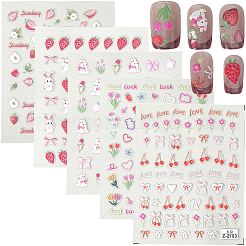 5шт 5 стильных пластиковых декоративных наклеек для домашних животных&nbsp;MRMJ-SP0001-25