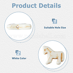 30шт подвески из синтетической бирюзы&nbsp;G-HS0001-13A