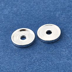 Плоские круглые латунные бусины&nbsp;KK-L230-04S