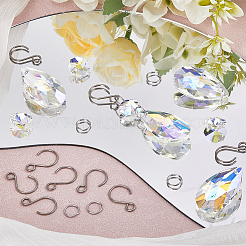 Набор для самостоятельного изготовления стеклянных ловцов солнца в форме капли&nbsp;EGLA-SC0001-26