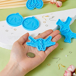 Силиконовые Молды для подвески в виде птицы своими руками (4 шт.&nbsp;DIY-TA0009-91