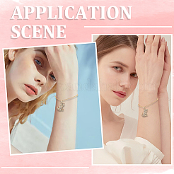 6шт латунные подвески с микропаве и кубическим цирконием&nbsp;ZIRC-BBC0003-10