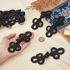 10 пара наборов пуговиц с китайским лягушачьим узлом ручной работы DIY-GA0008-65