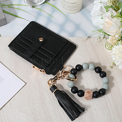 Прямоугольные держатели для визиток из искусственной кожи&nbsp;AJEW-WH20011-25A