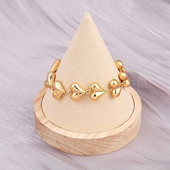 Браслеты-цепочки в форме сердца из нержавеющей стали 304 для подарка на День святого Валентина&nbsp;BJEW-D359-17B-G